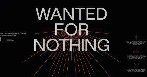 Wanted for Nothing - Web Design Agency
