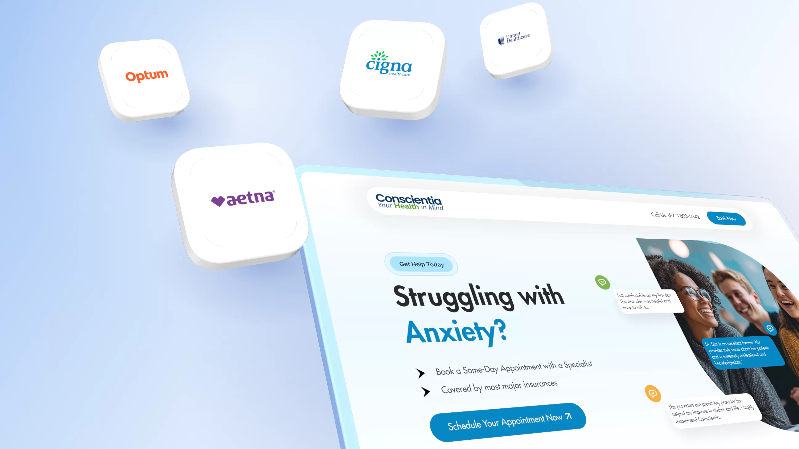 Conscientia Health project by UIDesignz