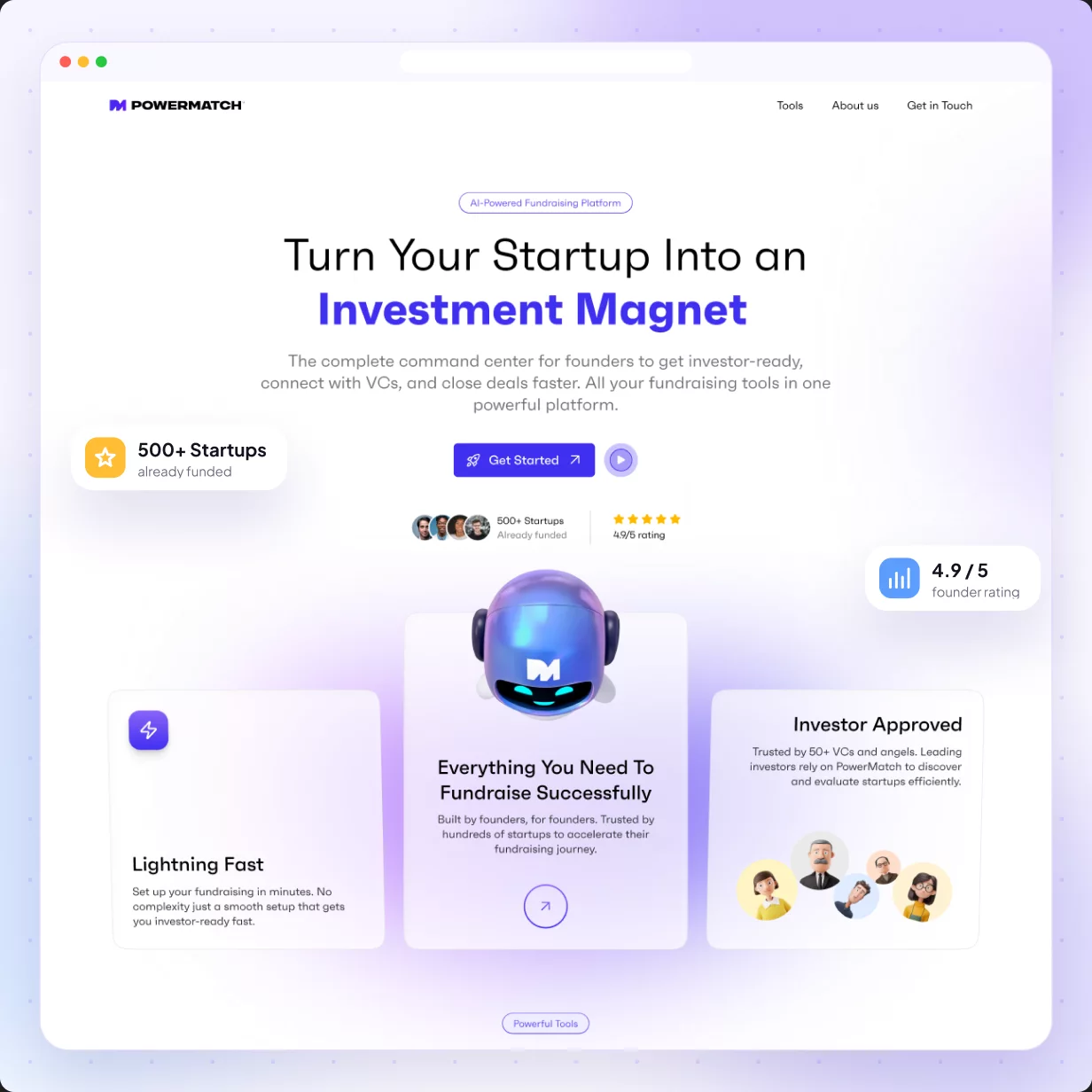 PowerMatch project by UIDesignz