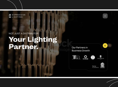 Expressive Lighting Website Design